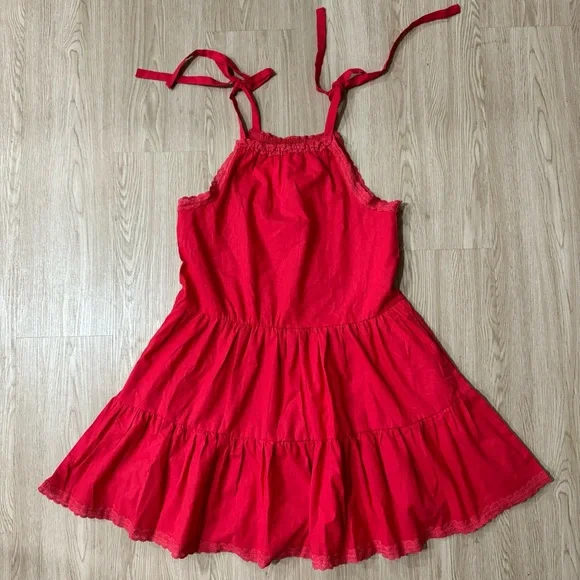 Pinkblush lace trim tiered dress nwot - Picture 6 of 6